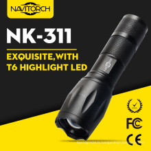 800 Lumens Tactical Police CREE Xml T6 Zoomable 18650 lampe de poche (NK-311)